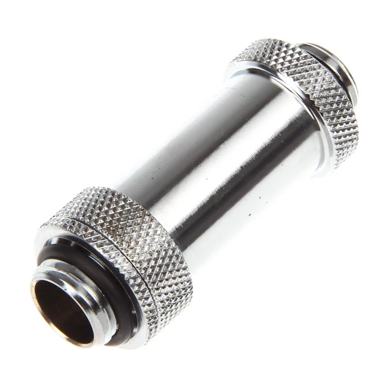 Bitspower Aqua-Pipe II (41-69mm) rezervuarams - G1/4 sriegis, blizgus sidabras