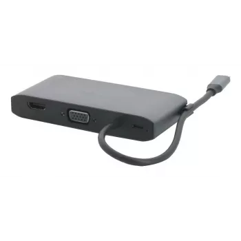 Mobilis USB-C Docking Station 8-in-1 100W PD HDMI 4K VGA Space Gray