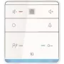 TechniSat TCS ISW6010-0145 TASTA PRO belaidė vidaus stotis su garsiakalbiu, 6 mygtukai, paviršinis montavimas, balta, SDI