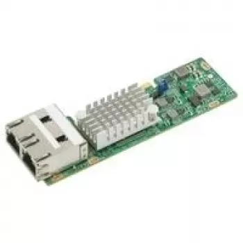 Supermicro AOC-CTGS-I2T-O dviejų prievadų 10GBASE-T PCI Express 2.1 x8 tinklo sąsajos plokštė (žemo profilio)