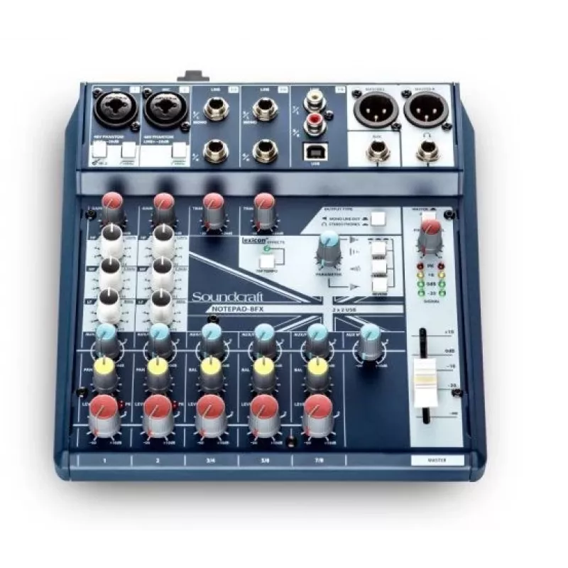 Soundcraft Notepad-8FX Analoginis maišymo pultas su Lexicon efektais