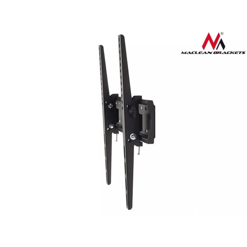 MACLEAN MC-665 Fiksuotas TV sieninis laikiklis 32-55 colių ekranams, juodas, iki 40 kg, VESA 400x400