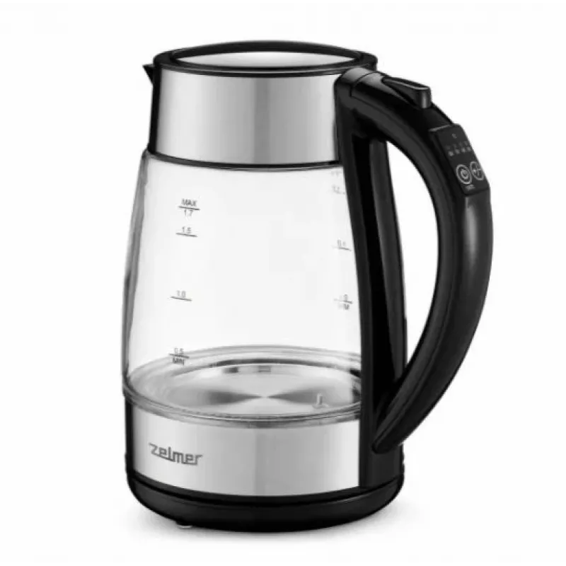Zelmer ZCK8026 Elektrinis virdulys 1,7 L 2200 W Juodas, Skaidrus
