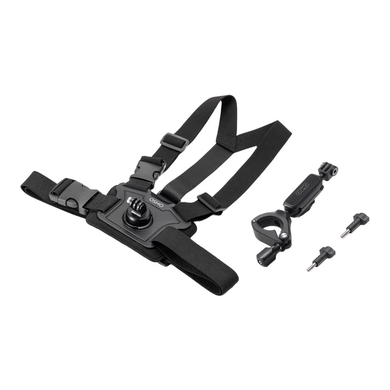 DJI Osmo Action Bike Accessory Kit - Vairo ir krūtinės laikiklis, skirtas Osmo Action 3, Action 2, Osmo Action