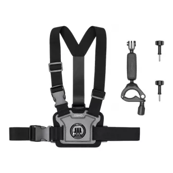 DJI Osmo Action Bike Accessory Kit - Vairo ir krūtinės laikiklis, skirtas Osmo Action 3, Action 2, Osmo Action