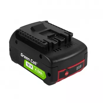 Green Cell PTBO18V4 Belaidžio įrankio baterija 18V 4Ah Li-Ion, skirta Bosch elektriniams įrankiams, pakaitalas GBA1600Z00038
