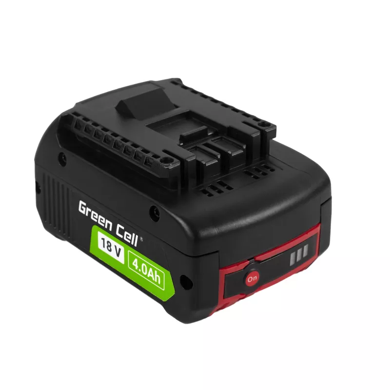 Green Cell PTBO18V4 Belaidžio įrankio baterija 18V 4Ah Li-Ion, skirta Bosch elektriniams įrankiams, pakaitalas GBA1600Z00038