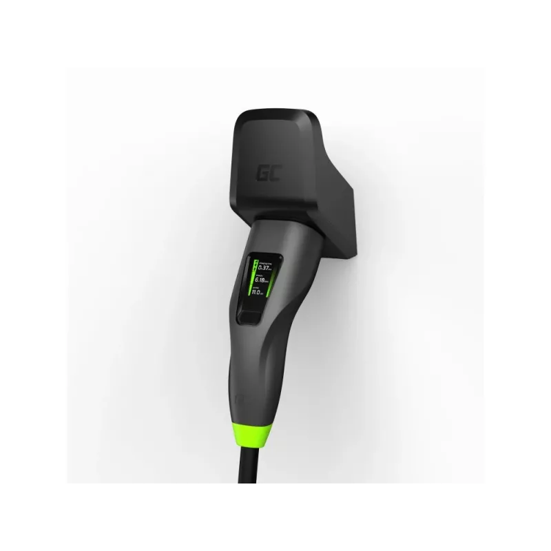 Greencell Habu Holder EV įkrovimo kabelio laikiklis 2 tipo kištukams - juodas