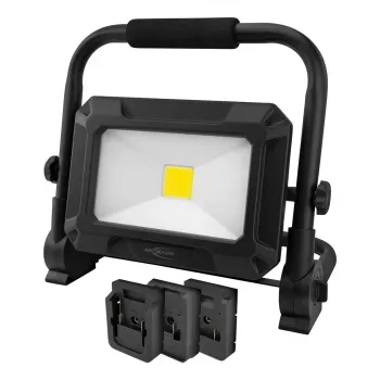 ANSMANN 1600-0713 LED prožektorius FL50W 18V akumuliatoriniai įrankių blokai su adapterių plokštėmis