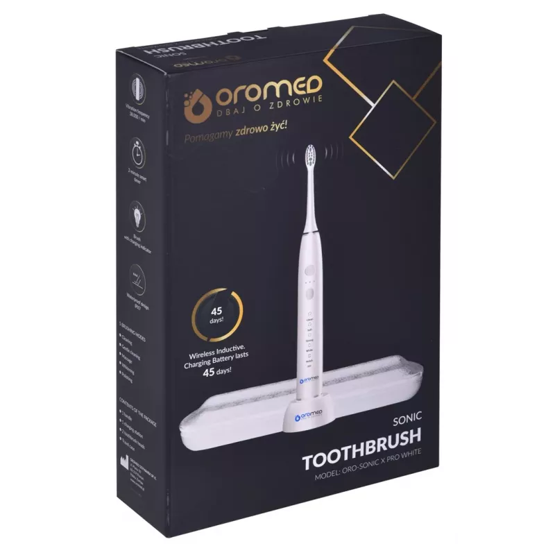 oromed ORO-SONIC X PRO WHITE Sonic Toothbrush