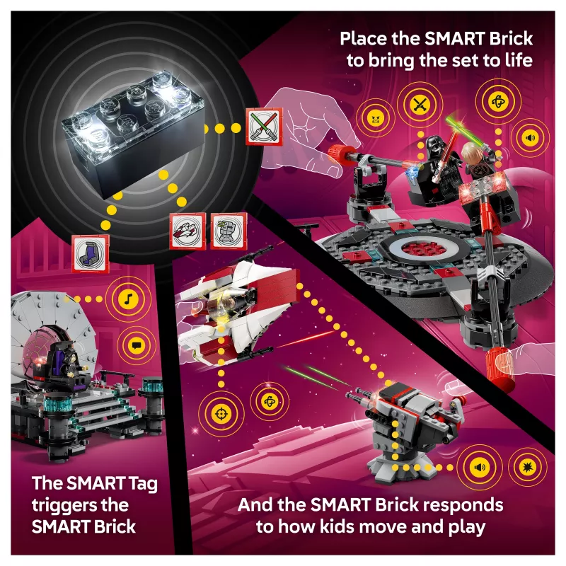 LEGO Star Wars SMART Play: A-Wing ir Sosto kambario dvikova (75427)