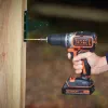 Black & Decker BL186KB-QW 18V belaidis bešepetinis perforatorinis gręžtuvas 1650 RPM (2x1.5Ah baterijos, įkroviklis, dėklas)