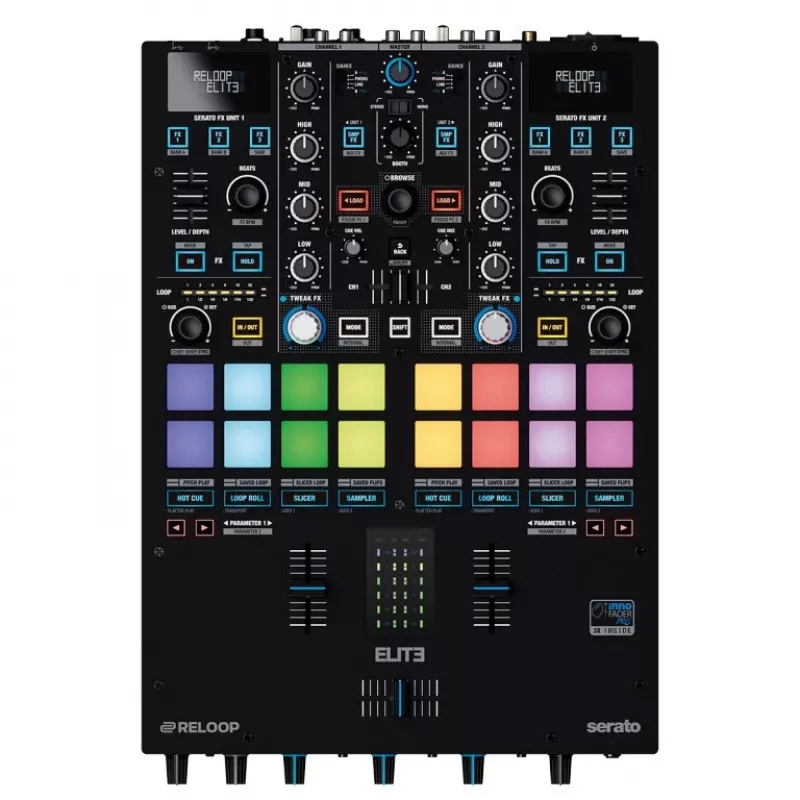 RELOOP Elite – Profesionalus 2 kanalų DVS maišytuvas, skirtas Serato DJ Pro