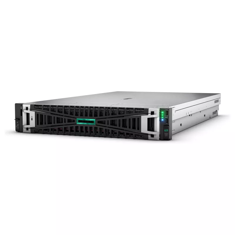 HPE ProLiant DL380 Gen11 2U stelažinis serveris - Intel Xeon Silver 4510 12 branduolių 2.4GHz - 64GB DDR5 - 2x480GB SSD - MR408i-o - 2x1000W PSU