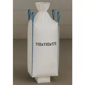 EXTRALINK Big Bag U+2 110x110x175cm 1300kg su išleidimo anga