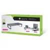 TECHLY ICA-MS 600TY Vieno monitoriaus stalinis laikiklis - juodas, 17 inch-32 inch, VESA 75x75/100x100, 9 kg talpa