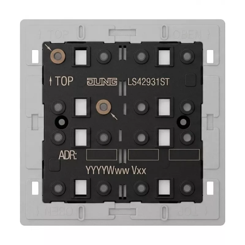 JUNG KNX Push-button Sensor Module LS 4293 1ST, 3-gang, F40, Secure, LS-Design