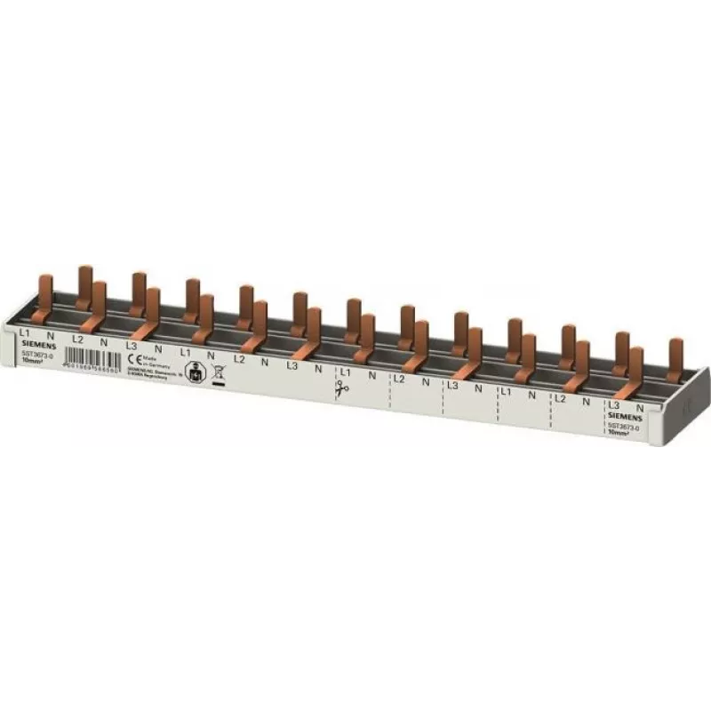 Siemens 5ST3673-0 Šukinis strypas 10mm² 12TE 3-polių SENTRON