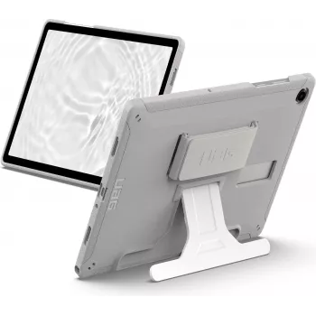 UAG Urban Armor Gear Scout Healthcare Handstrap & Kickstand Case for Samsung Galaxy Tab A11+ (2025) / A9+ (2023) - White/Grey (Bulk)