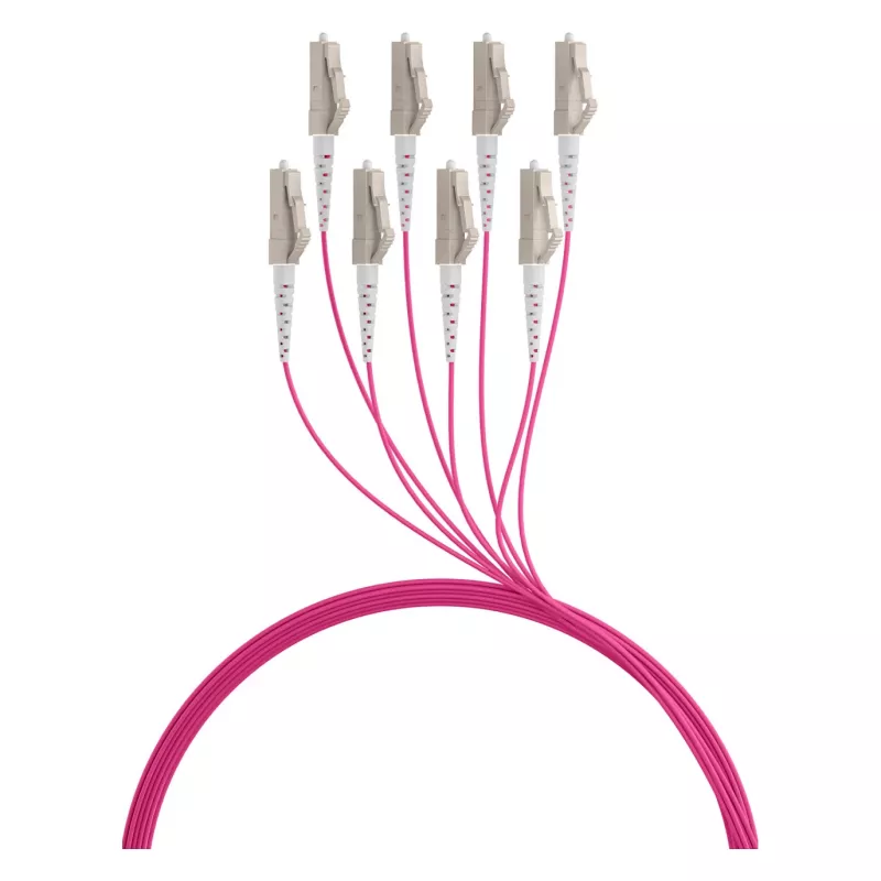 EFB Elektronik Trunk Cable U-DQ(ZN)BH OM4 8G (1x8) LC-LC 20m Dca LSZH
