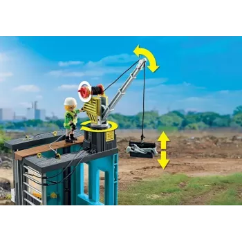 Playmobil Action Heroes 71650 Construction Site Playset