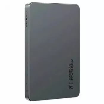 USAMS Power Bank 5000mAh 20W PD MagSafe Wireless Grey