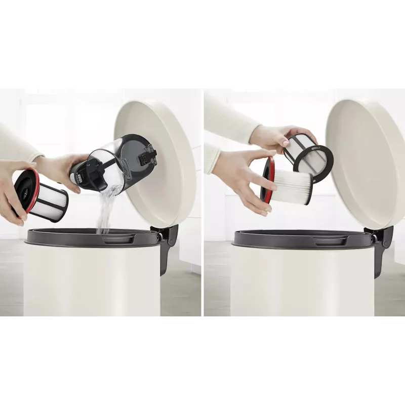 Bosch Unlimited Serie 6 BCS611P4A belaidis lazdelinis dulkių siurblys, 0,3 L, juodas, 2,5 Ah
