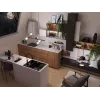 DEANTE Black Nero Matt Magnetic 1.5-Bowl Granite Sink