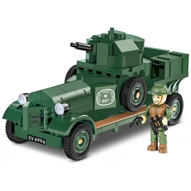 COBI KLOCKI Historical Collection Rolls-Royce Armoured Car 1920 Pattern Mk I Konstrukcinis Rinkinys (226 dalių)