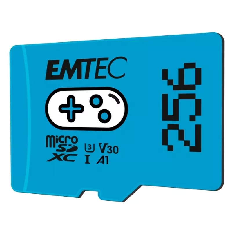 EMTEC Gaming MicroSDXC 256GB UHS-I U3 V30 A1 atminties kortelė