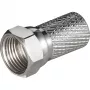 GOOBAY F-Connector 7mm, sidabrinis