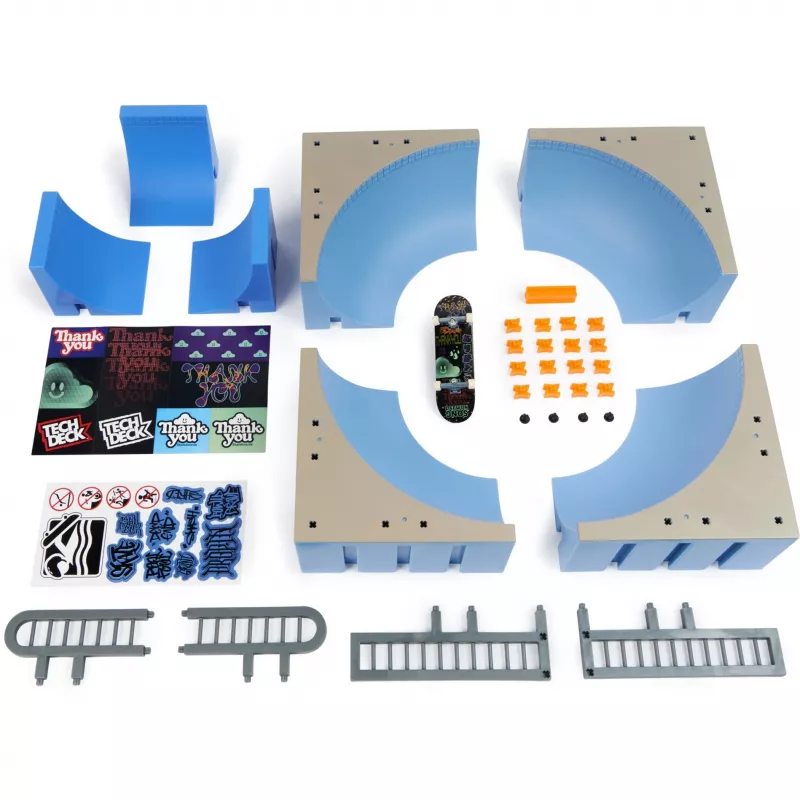 SPINMASTER Tech Deck Mega Bowl Fingerboard Skatepark Playset