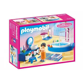 Playmobil Dollhouse 70211 Bathroom with Tub