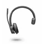 Poly Voyager 4300 UC Series 4310, skirta Microsoft Teams – Belaidis Bluetooth ausinių komplektas su triukšmą slopinančiu mikrofonu – Juoda