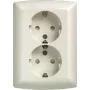 Siemens Schuko dvigubas lizdas 10/16A 250V 5UB2211 - Maitinimo šaltinio priedai