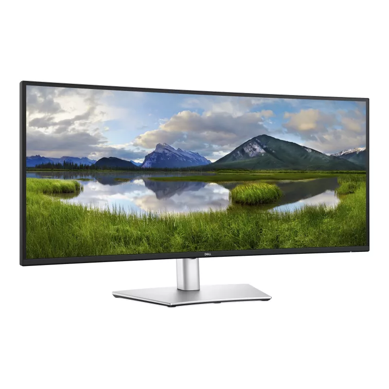 Dell P3425WE 34 inch IPS 21:9 100 Hz 5 ms 3440x1440 WQHD USB-C Hub Monitor su 90W Power Delivery, reguliuojamu aukščiu, sukimu, pakreipimu, 5 metų garantija