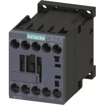 Siemens SIRIUS 3RT20 galinis kontaktoriaus, 3 polių, AC-3, 4 kW, 230 V AC, 1 NO pagalbinis kontaktas, varžtiniai gnybtai