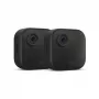„Amazon Blink Outdoor 4“ belaidė išmani apsaugos kamerų sistema (2 kameros + „Sync Module Core“) – 1080p HD, infraraudonųjų spindulių naktinis matymas, dvipusis garsas, atspari oro sąlygoms, juoda