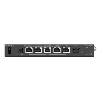 Ruijie Reyee RG-EG406XS-P Multi-WAN debesų šliuzo maršrutizatorius, 6x 2.5GE RJ45, 1x 10GE SFP+, 4 PoE, VPN, stelažinis