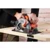 Black & Decker CS1550-QS nešiojamasis diskinis pjūklas 1500W 190mm 5500 RPM