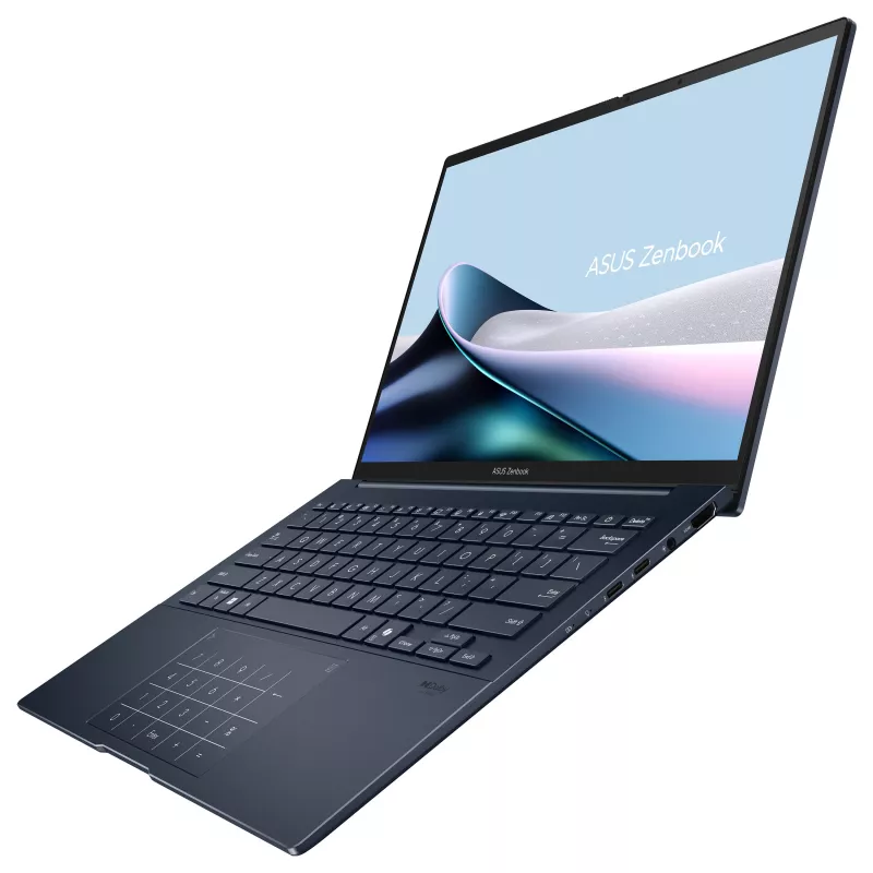 ASUS Zenbook 14 OLED UX3405CA-QD1303W nešiojamas kompiuteris, 14 colių WUXGA OLED, Intel Core Ultra 7 255H, 16GB LPDDR5x, 1TB SSD, Windows 11 Home, vokiška QWERTZ klaviatūra