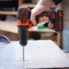 Black & Decker BDCHD18-QW 18V belaidis plaktukinis gręžtuvas 1400 RPM juoda/oranžinė