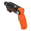 Black & Decker BDCSFL20C-QW 3.6V belaidis atsuktuvas su žibintuvėliu, juoda/oranžinė