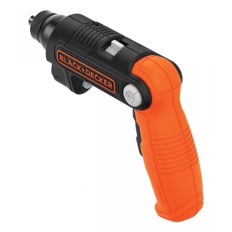 Black & Decker BDCSFL20C-QW 3.6V belaidis atsuktuvas su žibintuvėliu, juoda/oranžinė