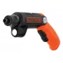 Black & Decker BDCSFL20C-QW 3.6V belaidis atsuktuvas su žibintuvėliu, juoda/oranžinė