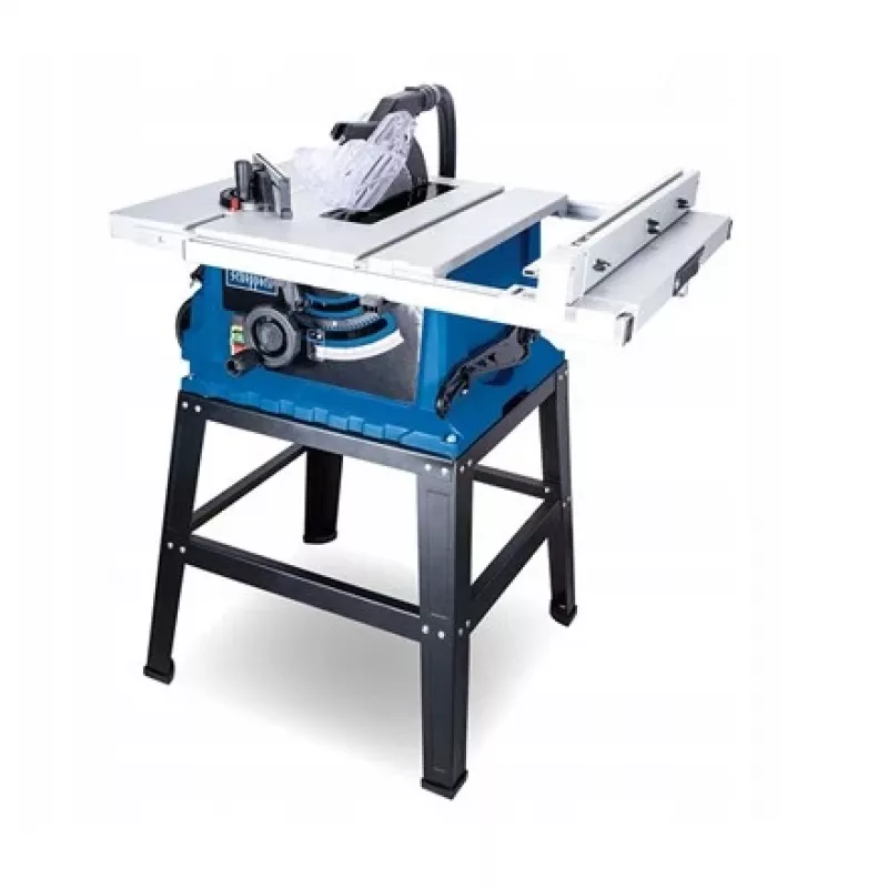Scheppach HS105 2000W 254mm Diskinis pjūklas su stovu ir išilginiu atraminiu strypu