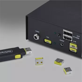 StarTech.com USB-A prievado blokavimo kištukai, 25 vnt. pakuotė - raudoni fiksuojantys įdėklai, skirti USB-A-PORT-BLOCKER - daugkartiniai užspaudžiami USB-A prievado apsaugos kištukai (25P-USB-A-BLOCKER)