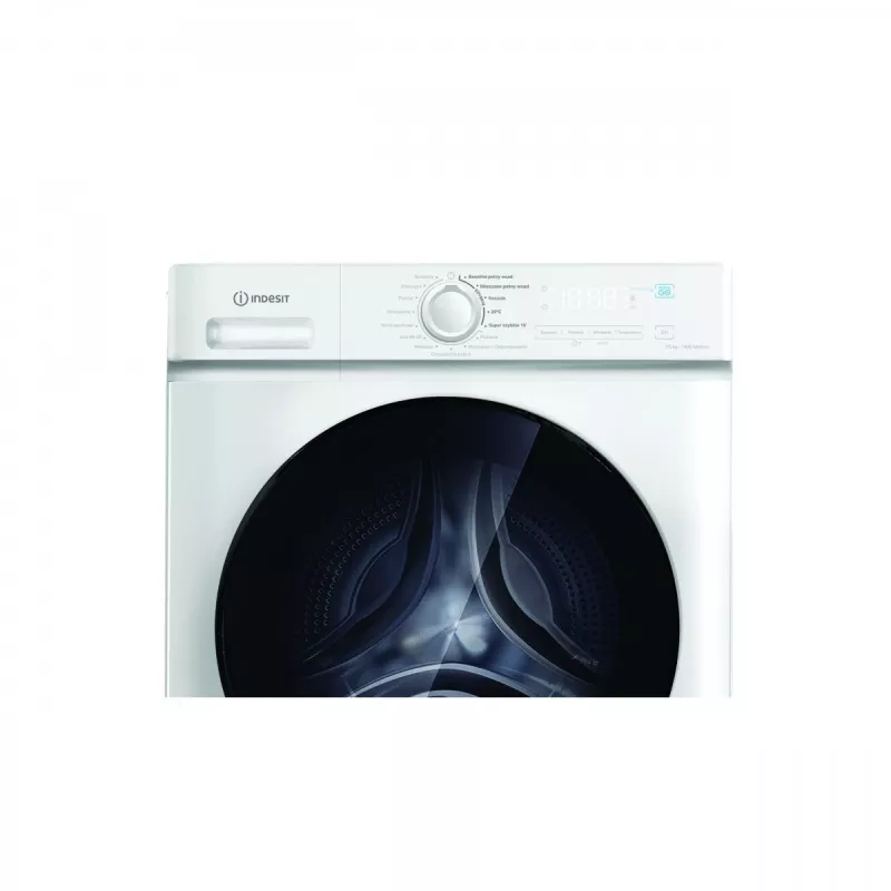 Indesit MXWD7514BPL skalbyklė su džiovykle, 7 kg skalbimas, 5 kg džiovinimas, 1400 aps./min., juoda