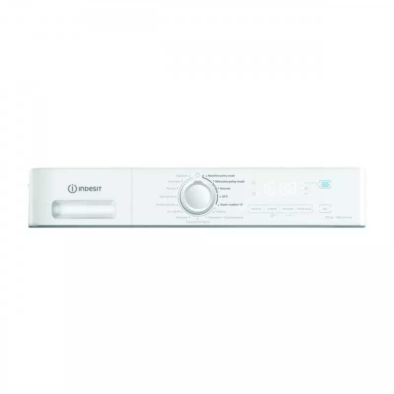 Indesit MXWD7514BPL skalbyklė su džiovykle, 7 kg skalbimas, 5 kg džiovinimas, 1400 aps./min., juoda