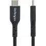 StarTech.com 2m USB-C įkrovimo laidas 2 vnt. rinkinys 60W 3A, skirtas MacBook Air nešiojamam kompiuteriui iPhone 15-17 iPad Air Pro Mini Samsung Galaxy (USB2CC2MNC2PK)